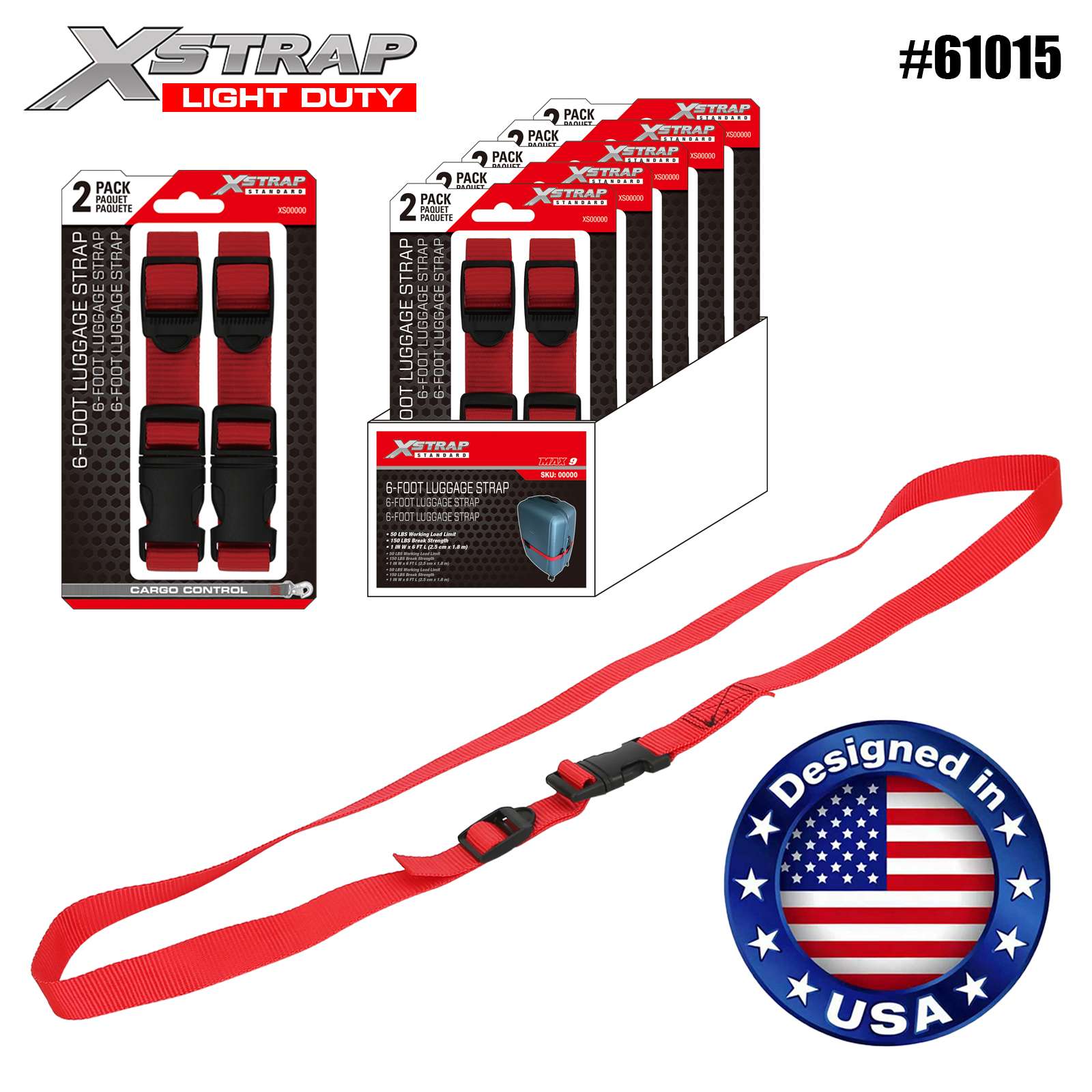 Xstrap 61015 Tali Bagasi 1