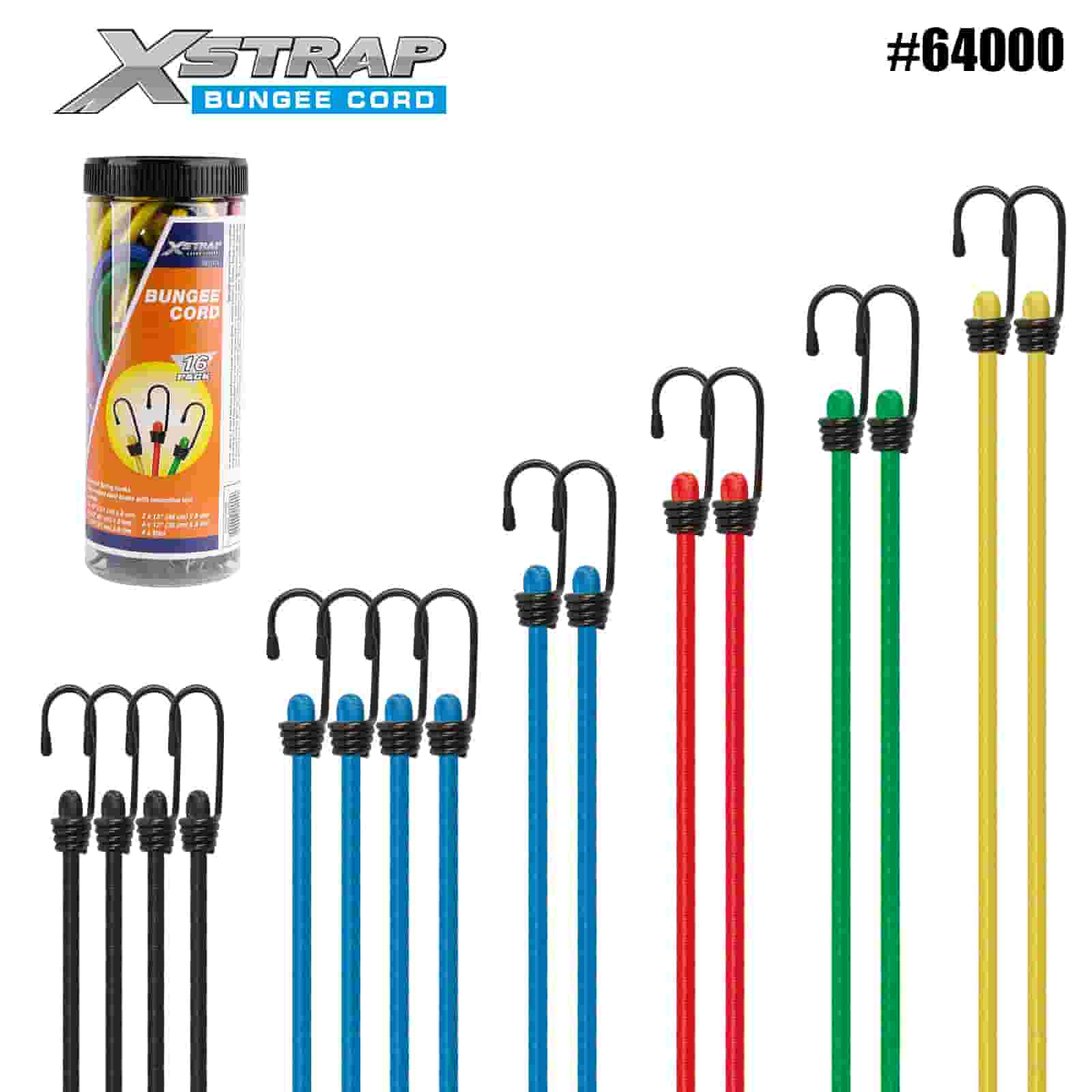 Xstrap 64000 16PK Kord Bungee Set 8mm x 12
